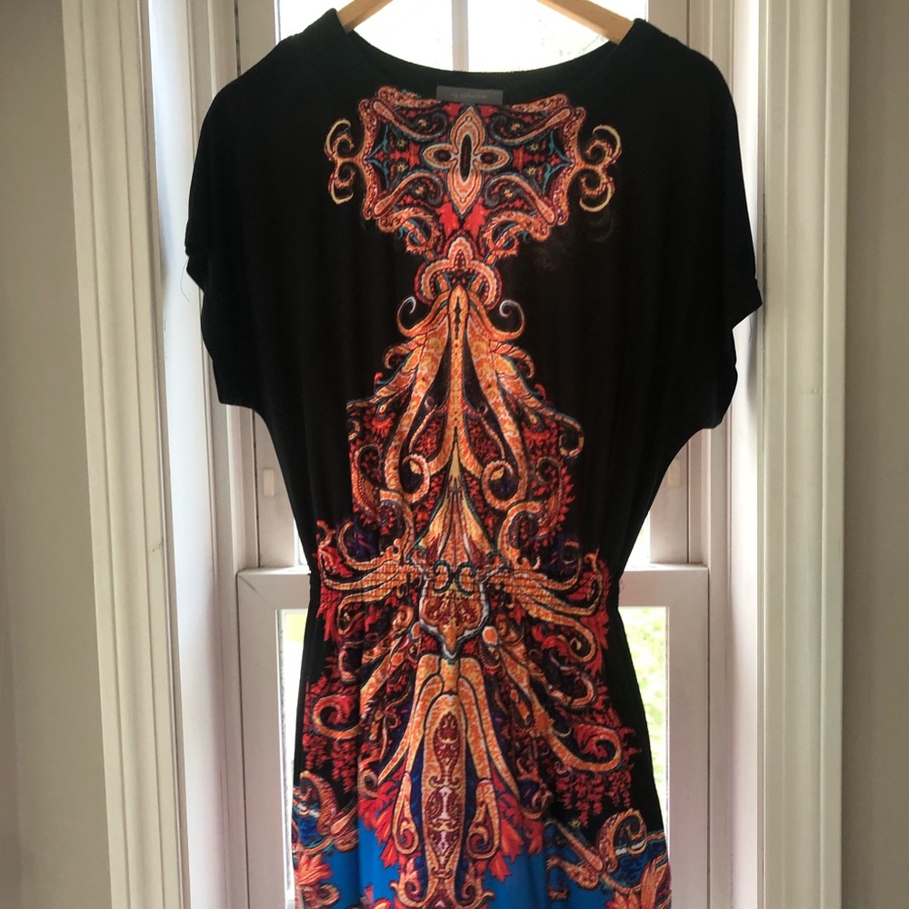 Stretchy Print Dress